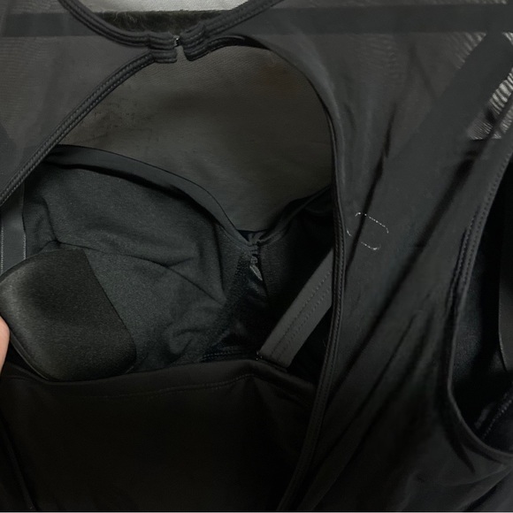 Torrid Black Underwire Short Mesh Overlay Swim Dress With Brief 3 (3XL) D/DD NWT - Picture 10 of 14